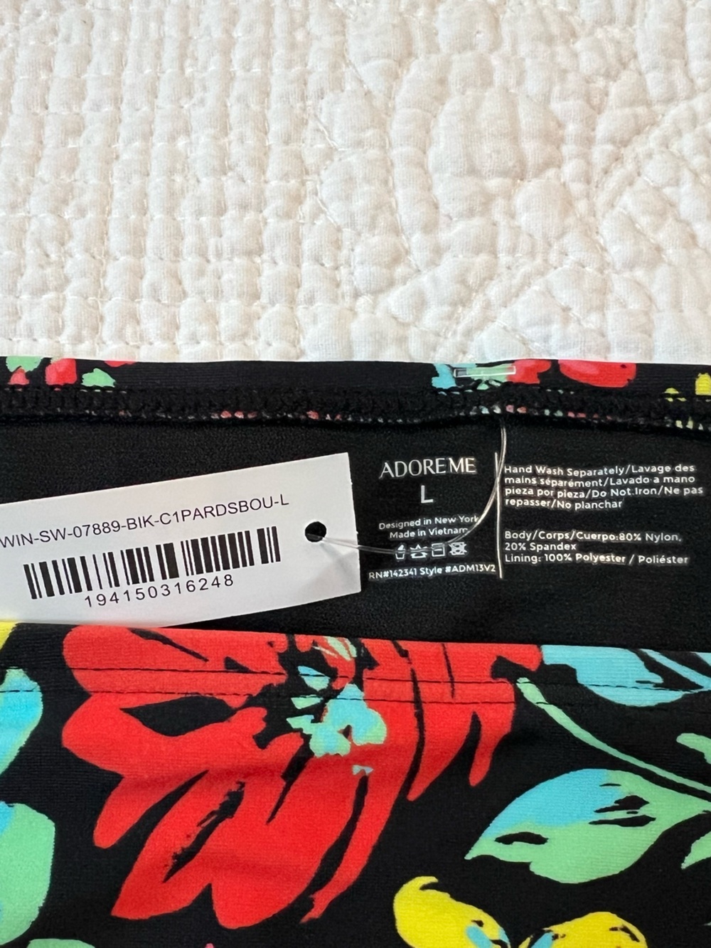 NWT Adore Me Salamanca Cap Sleeve Bikini - Picture 7 of 14